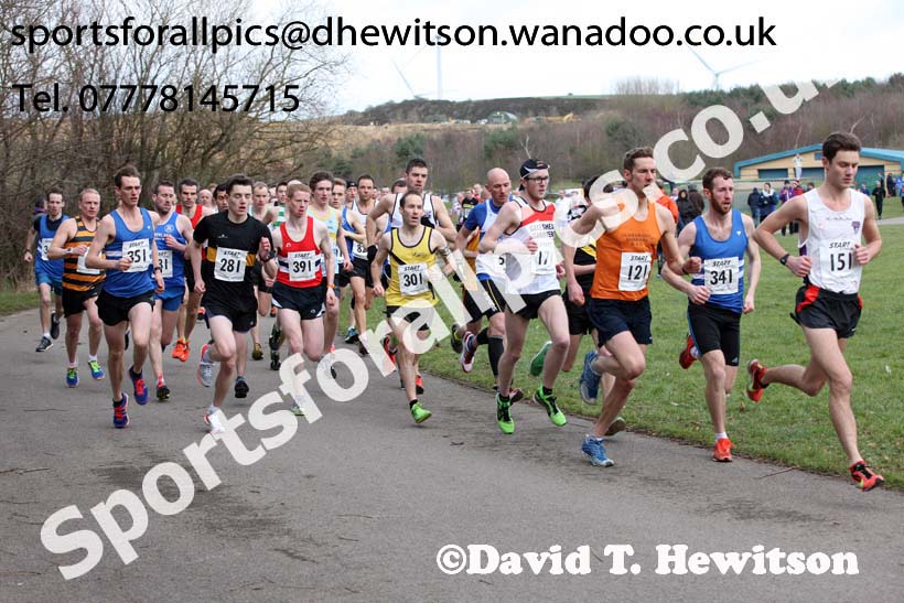 Senior mens North Eastern Counties AA Road Relay Champs., Hetton Lyons Country Park, Hetton-le-hole, County Durham